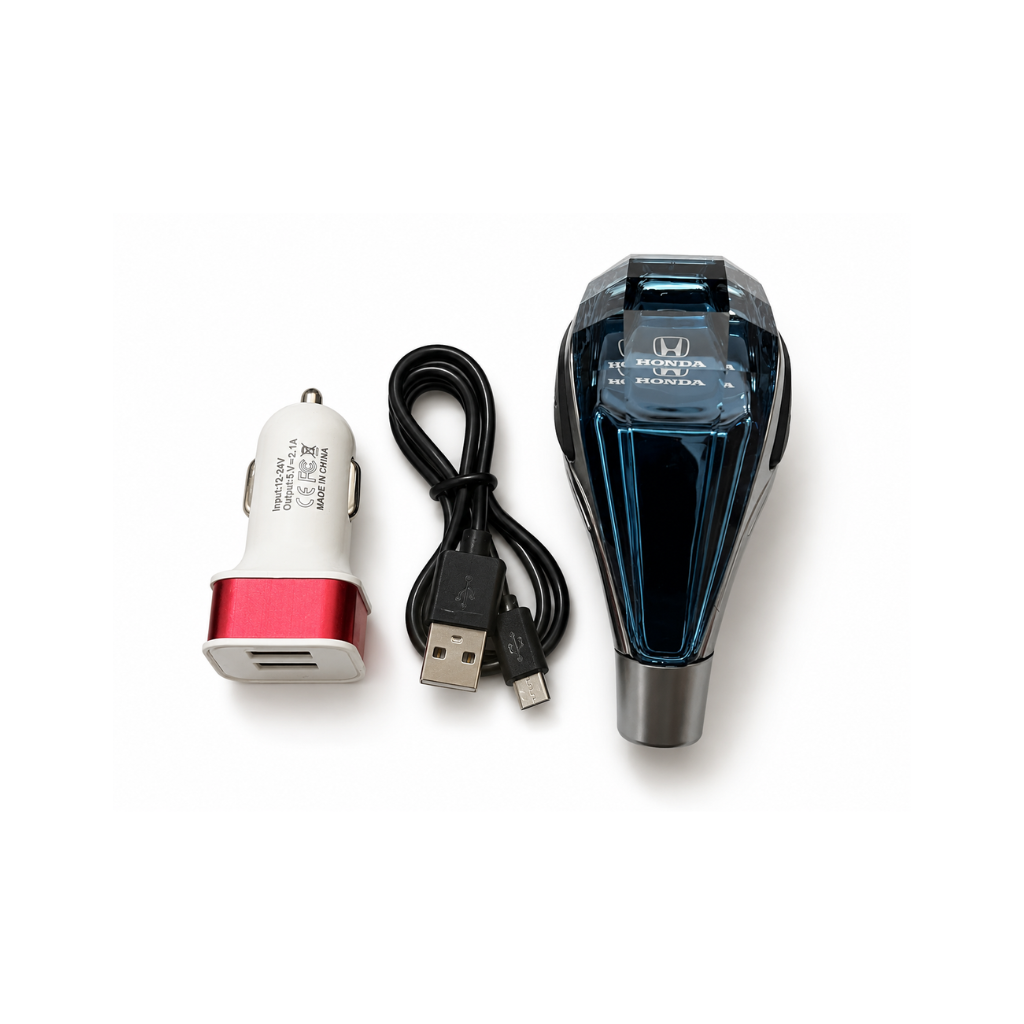 Crystal LED Automatic Gear Shift Knob with 7-Color Ambient Light