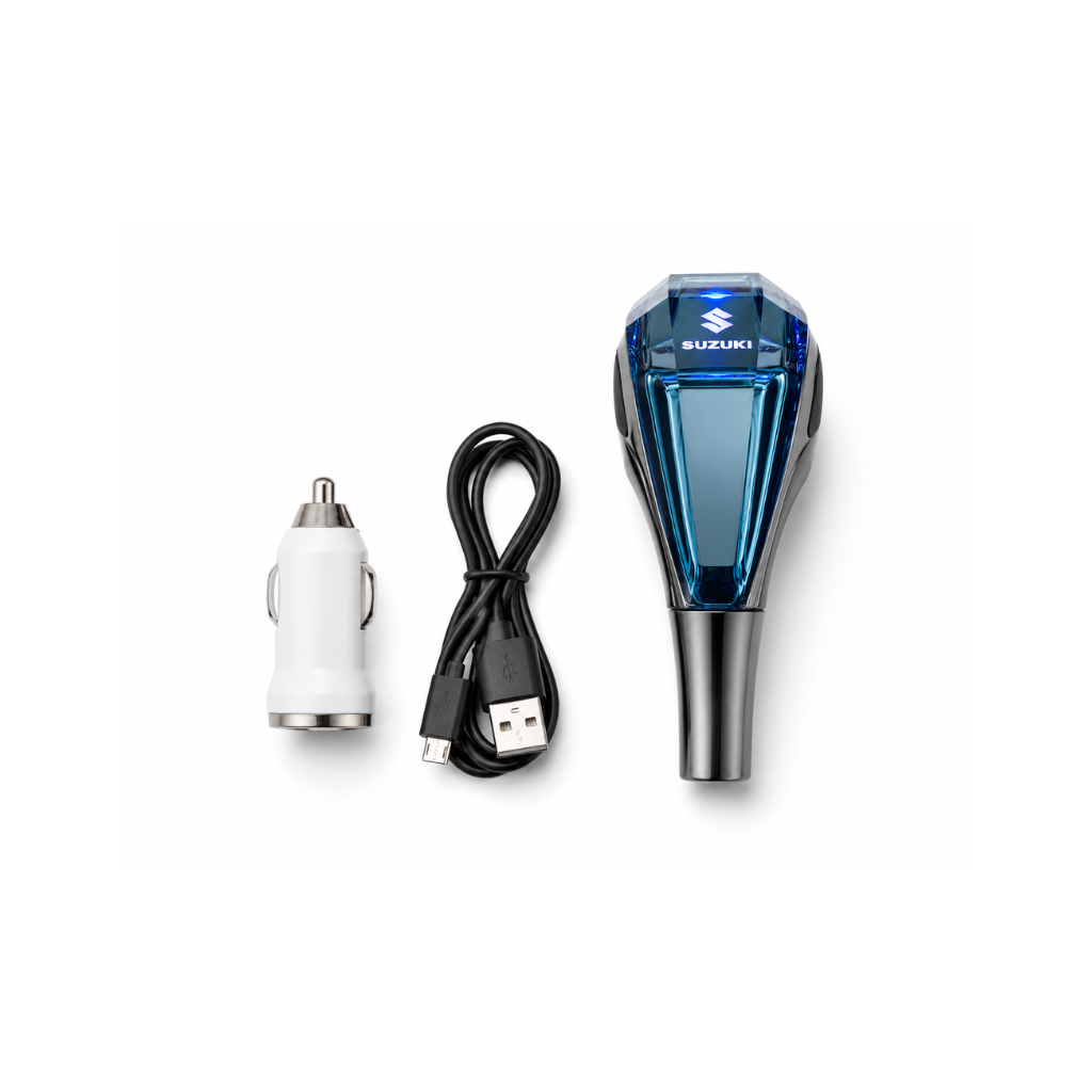 Crystal LED Automatic Gear Shift Knob with 7-Color Ambient Light