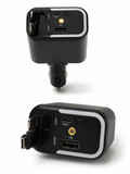 5-in-1 Retractable Fast Car Charger | USB + Type-C PD Car Charger with Starry Sky Ambient Light