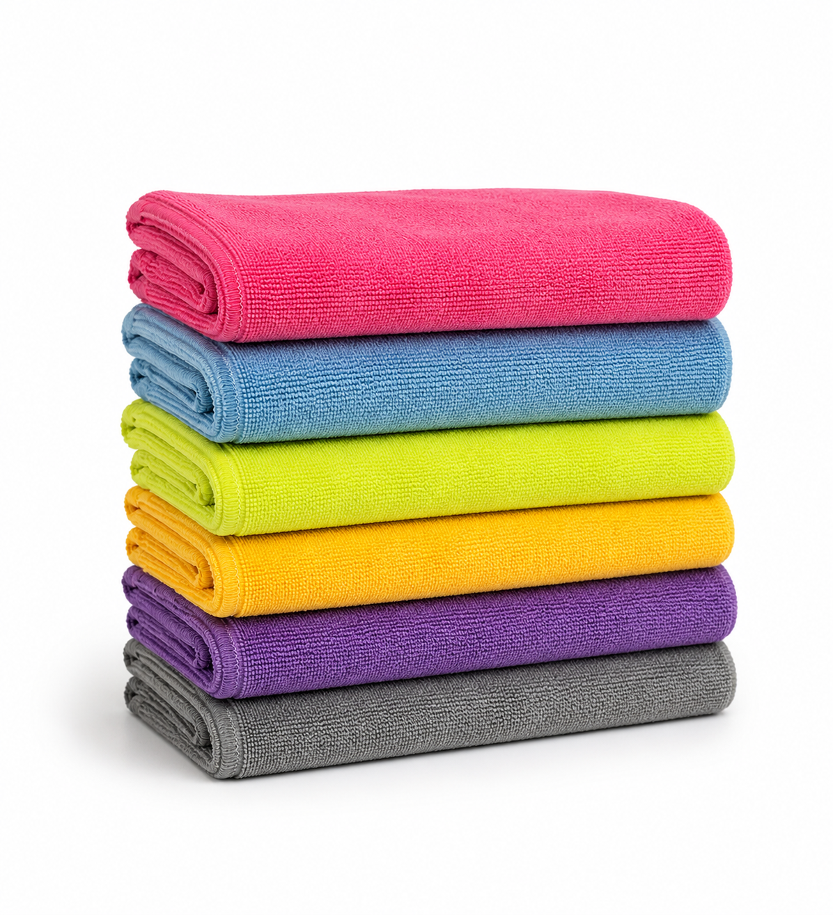 Super Clean Microfiber Cleaning Cloth Pack of 6 | 40x30cm Car Detailing Towels | Scratch-Free Cleaning Cloth