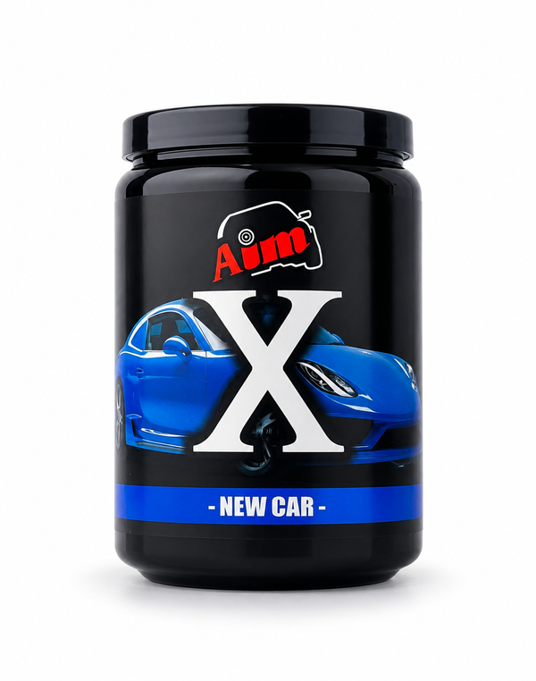 Aim X Fresh Gel Car Air Freshener 220g | Long Lasting Car Perfume | New Car & Cologne Fragrance