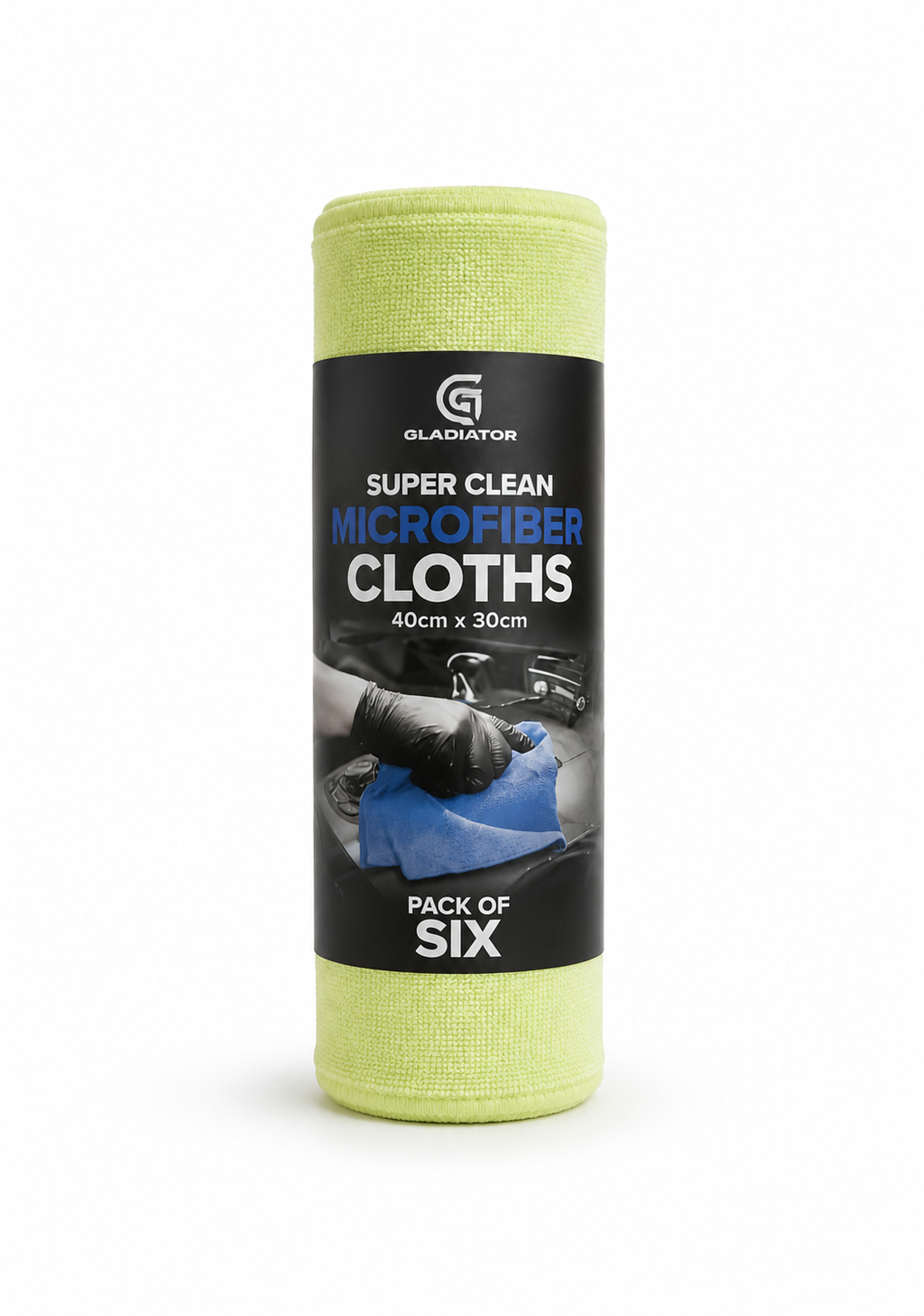 Super Clean Microfiber Cleaning Cloth Pack of 6 | 40x30cm Car Detailing Towels | Scratch-Free Cleaning Cloth