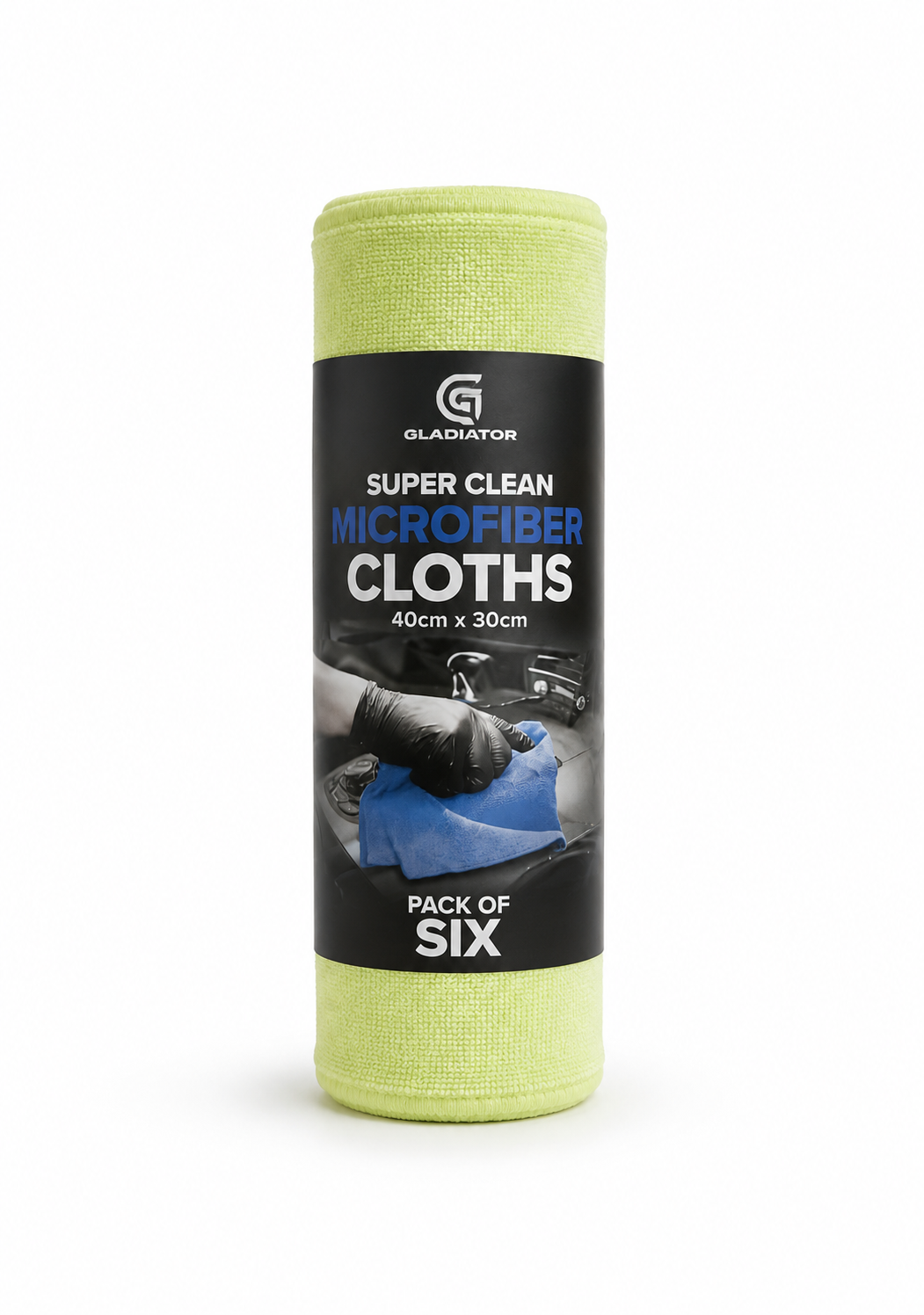 Super Clean Microfiber Cleaning Cloth Pack of 6 | 40x30cm Car Detailing Towels | Scratch-Free Cleaning Cloth