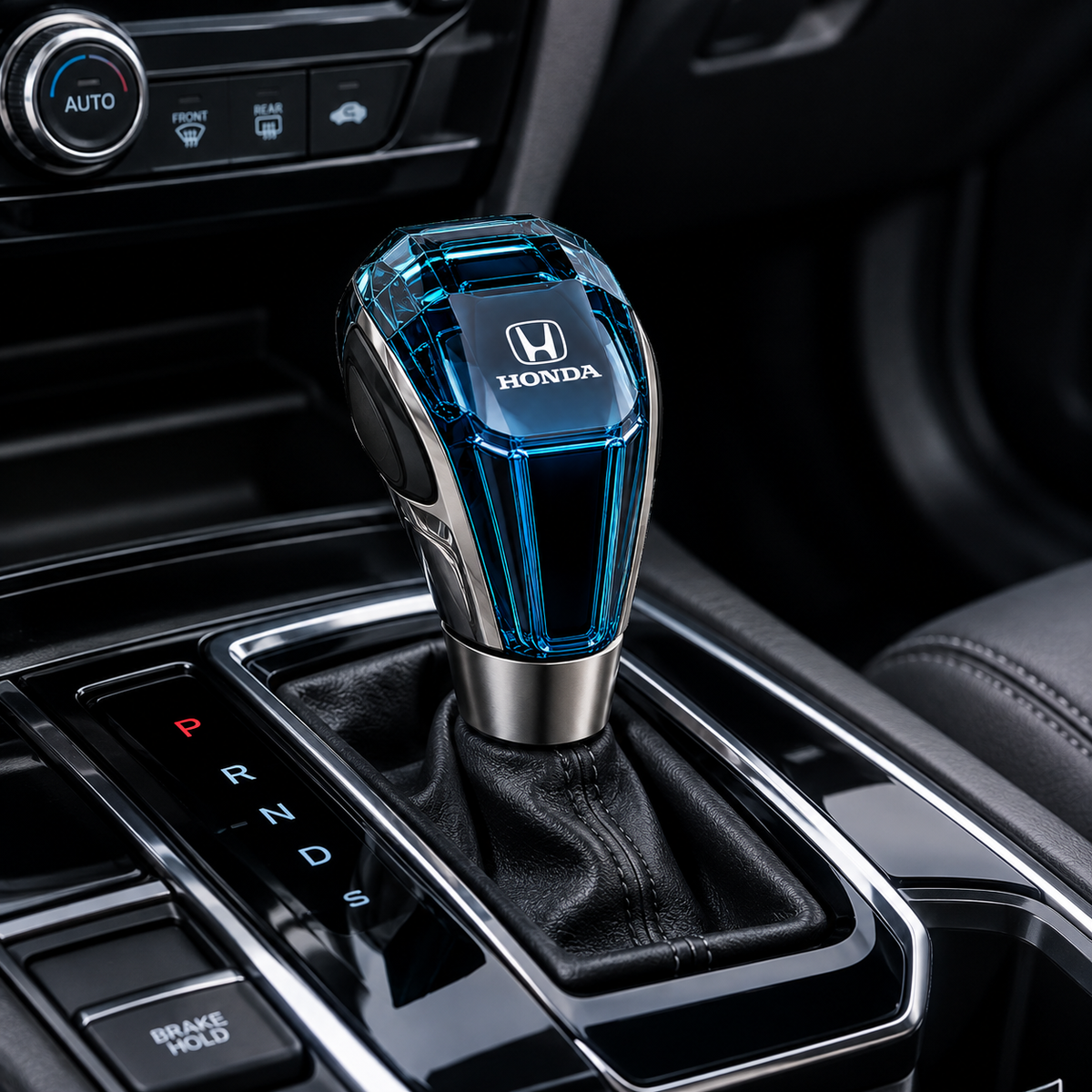 Crystal LED Automatic Gear Shift Knob with 7-Color Ambient Light