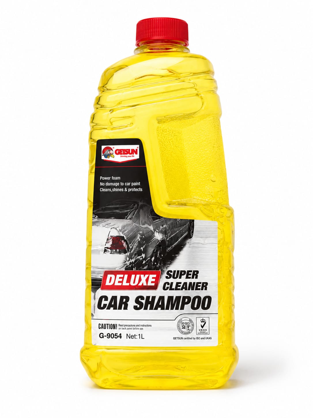 GETSUN Deluxe Car Shampoo| High Foam Car Wash Shampoo | pH Balanced Car Cleaning Solution